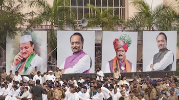 Ajit Pawar Funeral Live Updates:Mortal Remains Of NCP Chief Brought To Cremation Ground For Last Rites