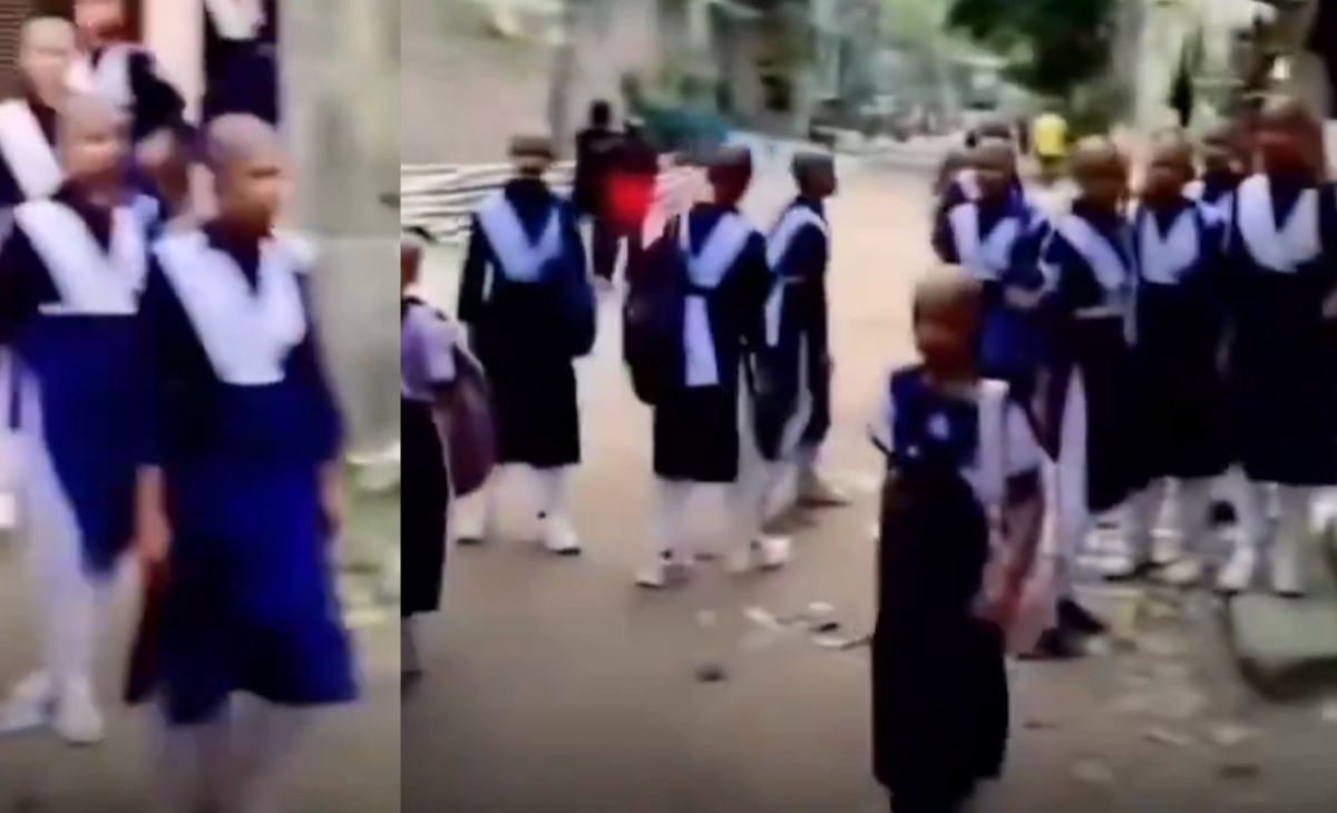 VIDEO: बीमारी से लड़की के बाल झड़ गए तो स्कूल के सारे बच्चों और शिक्षकों ने मुंडवा लिया अपना सिर, कायम कर दी मिसाल