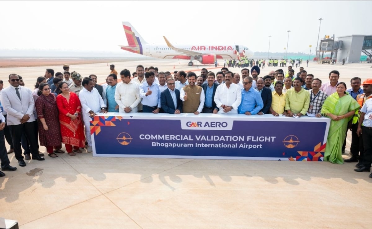 Andhra Airport Test Flight Triggers Credit War Between Political Parties
