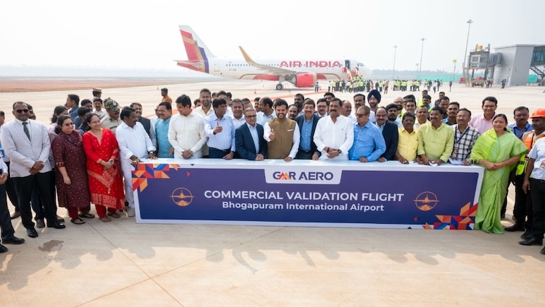Andhra Airport Test Flight Triggers Credit War Between Political Parties
