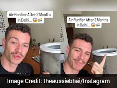 Man Shares How Two Months In Delhi Filled His Air Purifier With Dust