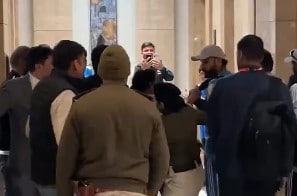 Woman Breaches Security, Grabs Rohit's Hand, Makes Rs 9 Crore Plea. Video Viral