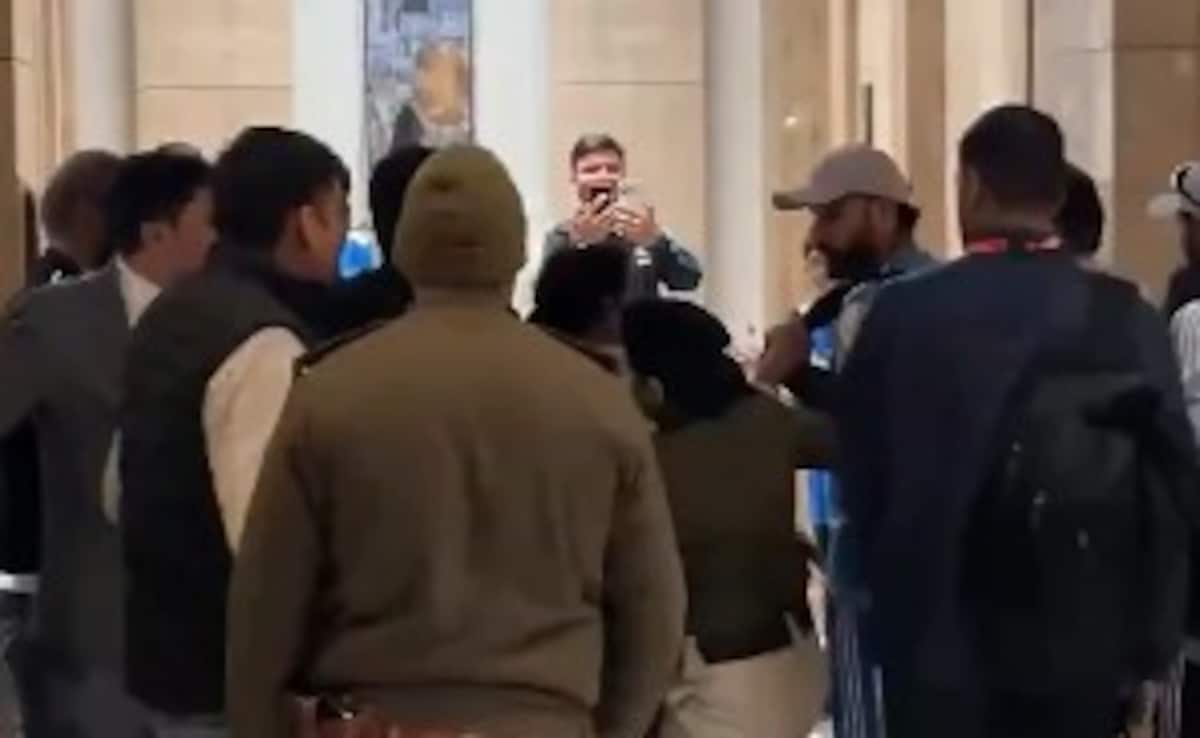 Woman Breaches Security, Grabs Rohit Sharmas Hand, Makes Rs 9 Crore Plea. Video Goes Viral