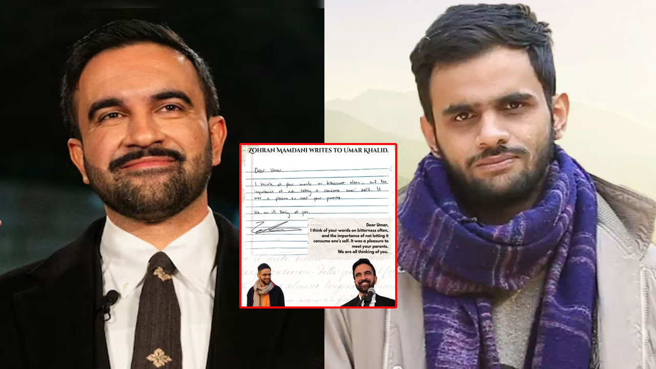 "I Think Of Your Words": Umar Khalid's Partner Shares Mamdani's Letter To Him