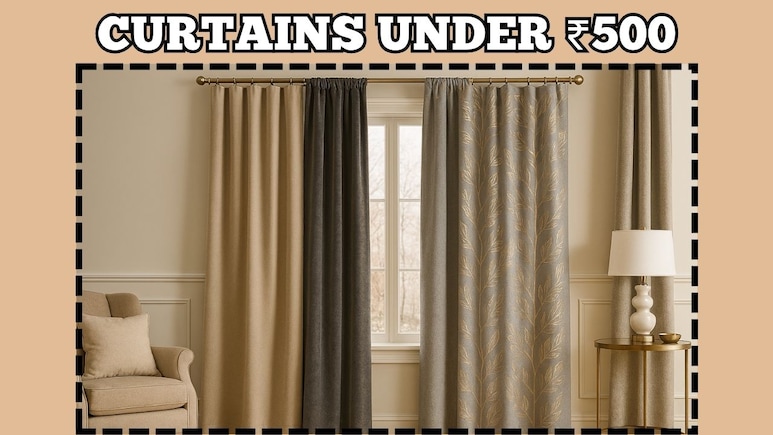 Curtains Under 500: आ गया बजट में घर को अट्रैक्टिव बनाने का मौका, देखें स्टाइलिश और अफोर्डेबल पर्दों की डील्स
