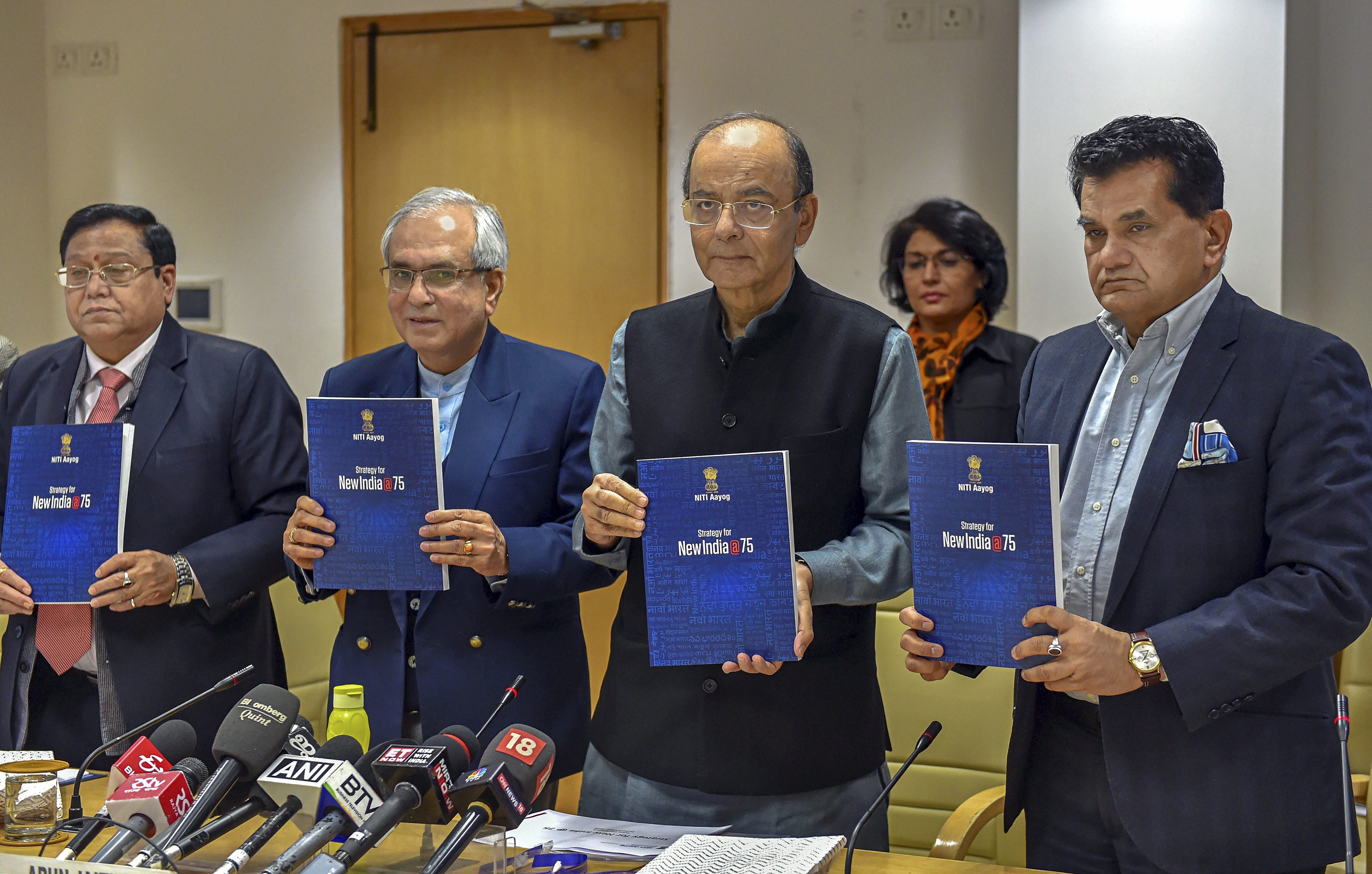 Here&rsquo;s What NITI Aayog Suggests To Make India $4 Trillion Economy By 2023&nbsp; &nbsp;
