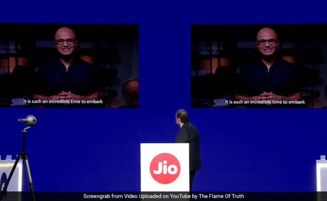 What Microsoft CEO Satya Nadella Said At Reliance Industries AGM: Full Text