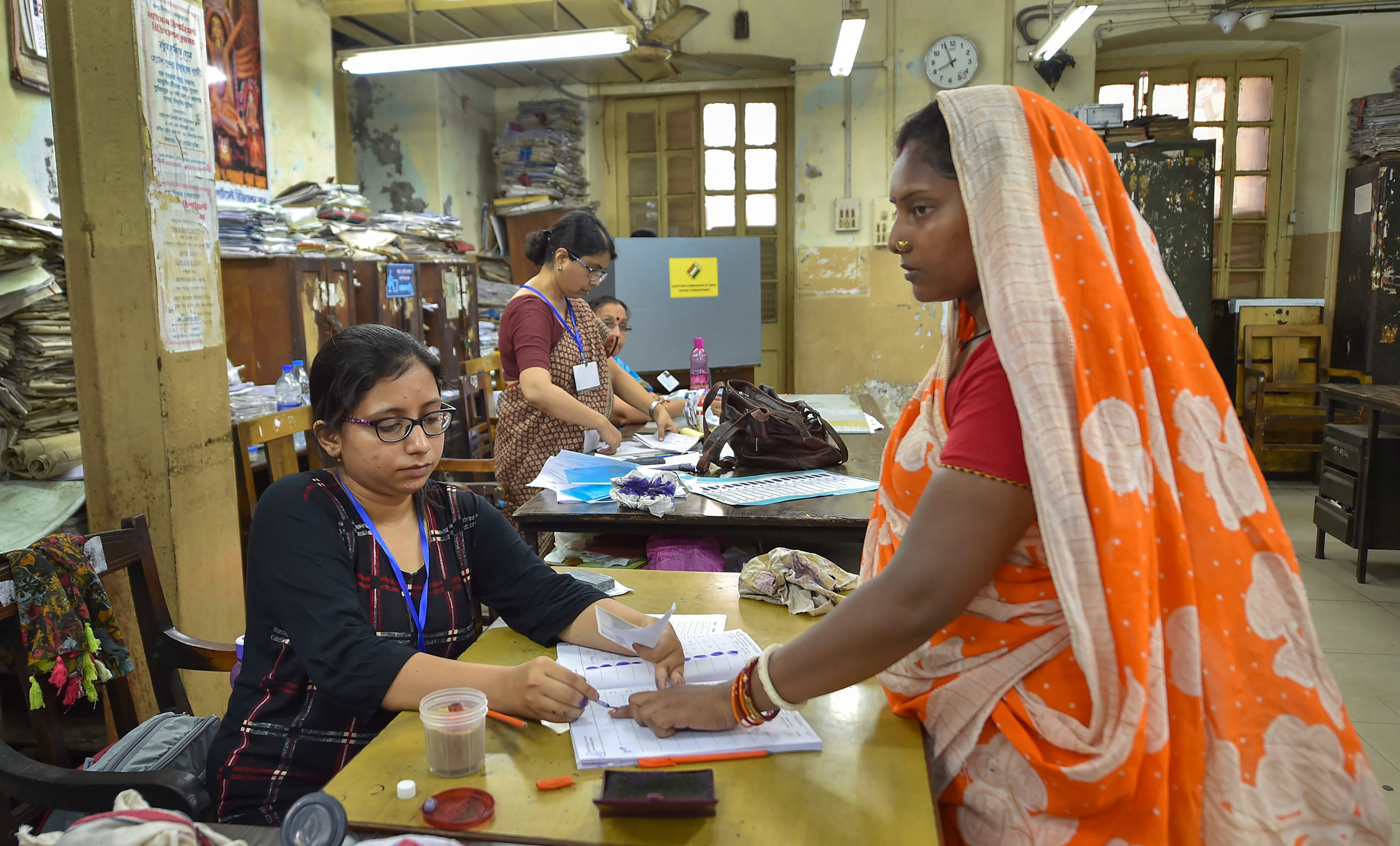 Election Phase 7: Voter Turnout Stands At 61.28% As Of 7 P.M.