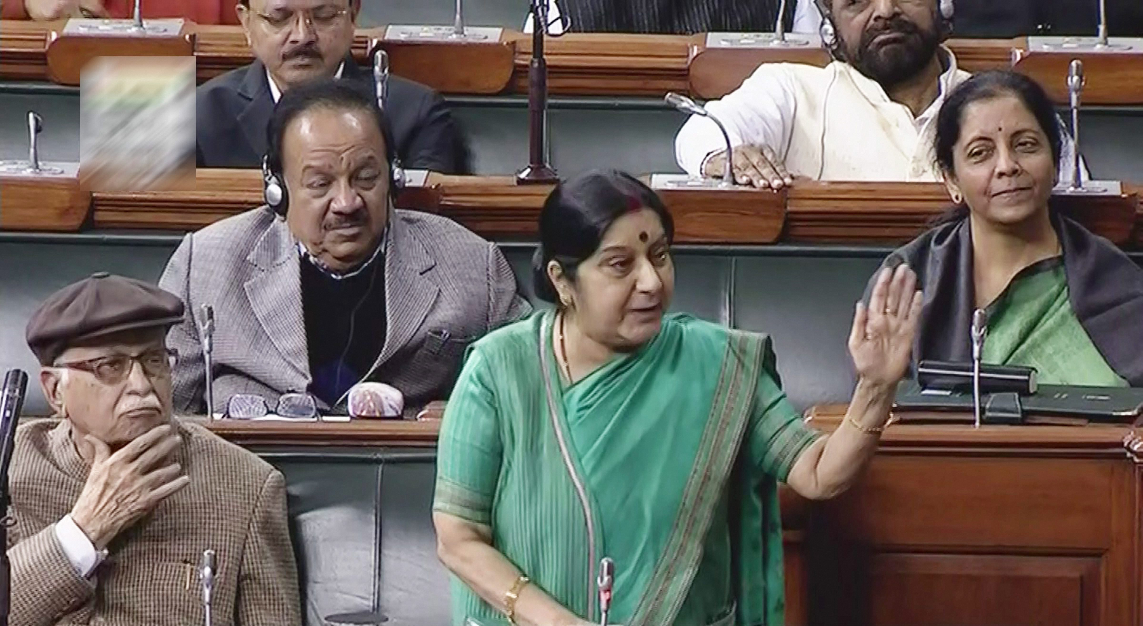 War Of Words In Lok Sabha Over Making Hindi Official Language At UN