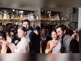 Viral: Alia Bhatt And Ranbir Kapoor Match Their Steps To <i>Dhol</i> Beats At Friend's Reception