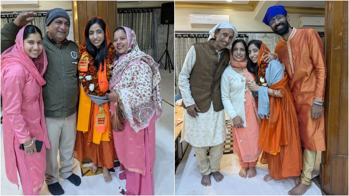 Success Story: मामा-मामी, माता-पिता और भाई के साथ मुस्कान अरोरा