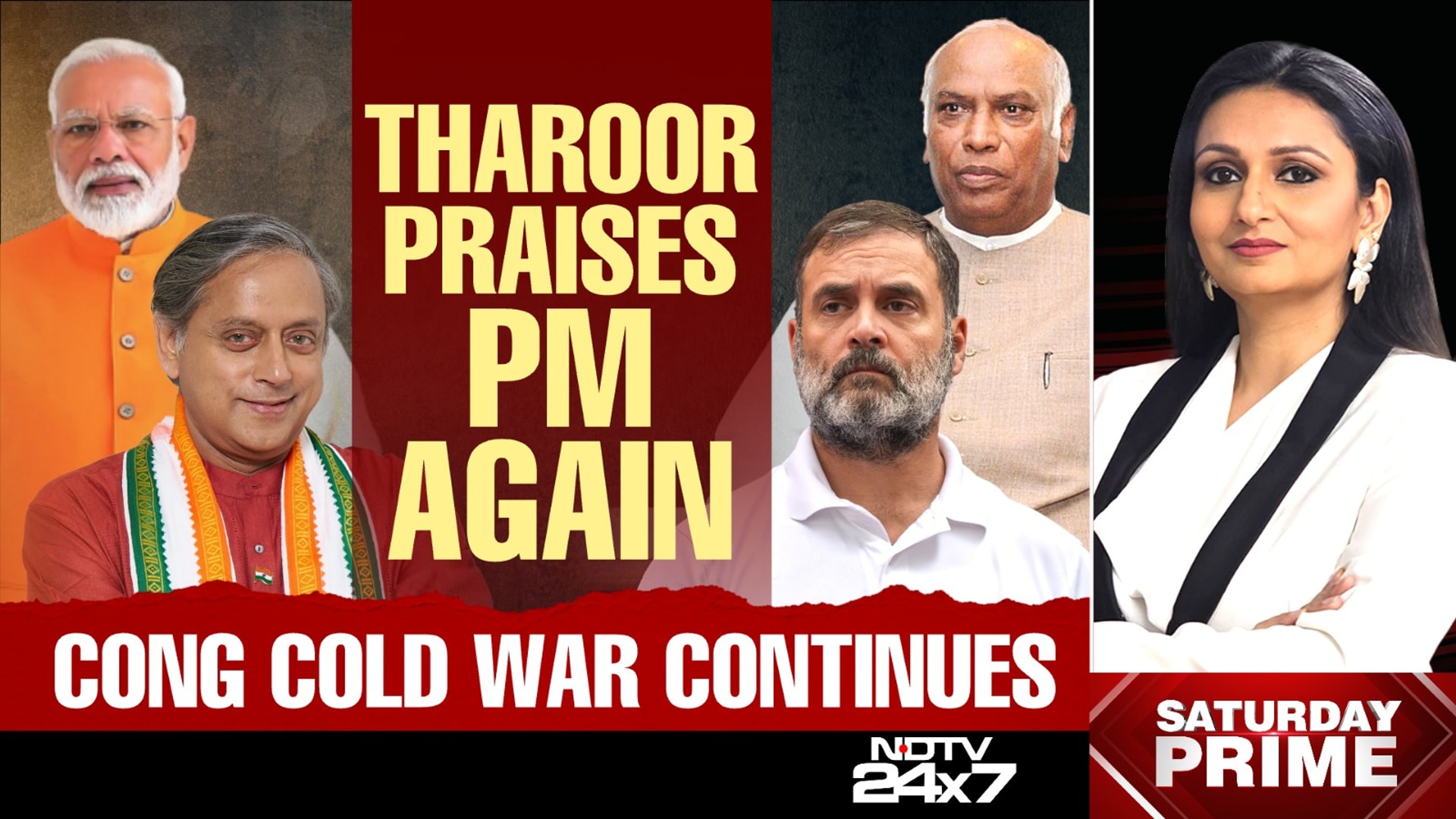 Shashi Tharoor Praises PM Modi Again: Congress Cold war Continues
