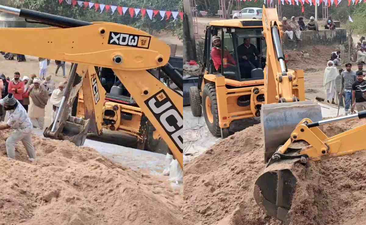 राजस्थान का अजब-गजब प्रसाद : जब JCB मशीनों ने तैयार किया&nbsp;651 क्विंटल चूरमा, वीडियो देख रह जाएंगे दंग