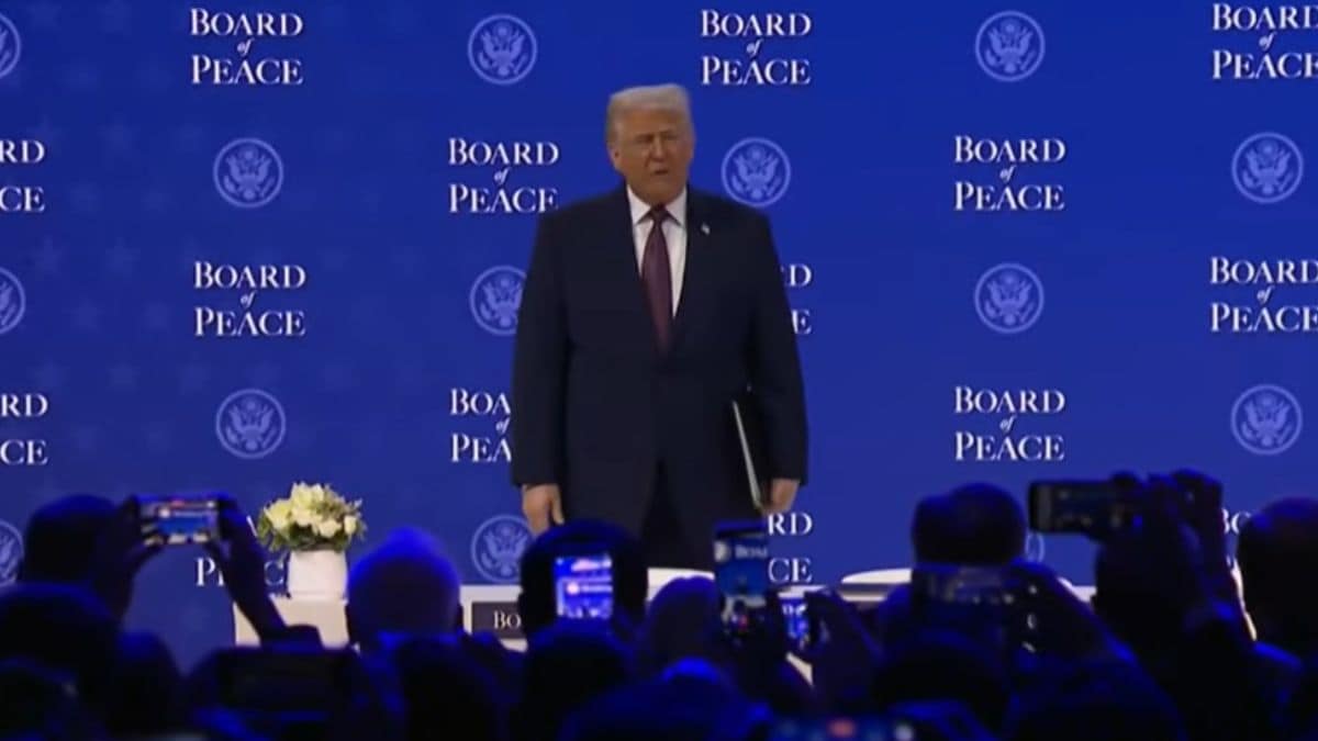 Trump Unveils Board Of Peace On Gaza, Which Has Pak Among Members