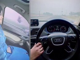 ड्राइवर के बगल वाली सीट पर बैठकर ऑडी चलाती लड़की, RTO ने ठोका 32 हजार का चालान