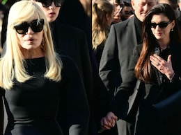 Donatella Versace To Anne Hathaway, Celebrities Attend Valentino's Funeral In Rome