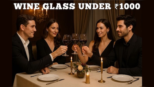 Wine Glass Under 1000: इन प्रीमियम क्वालिटी वाइन ग्लास के साथ अपने डाइनिंग एक्सपीरियंस को बनाएं और भी खास