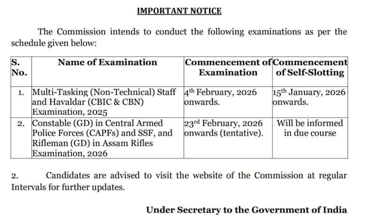 CGL से लेकर MTS तक, नए साल पर SSC ने जारी किया एग्जाम कैलेंडर
