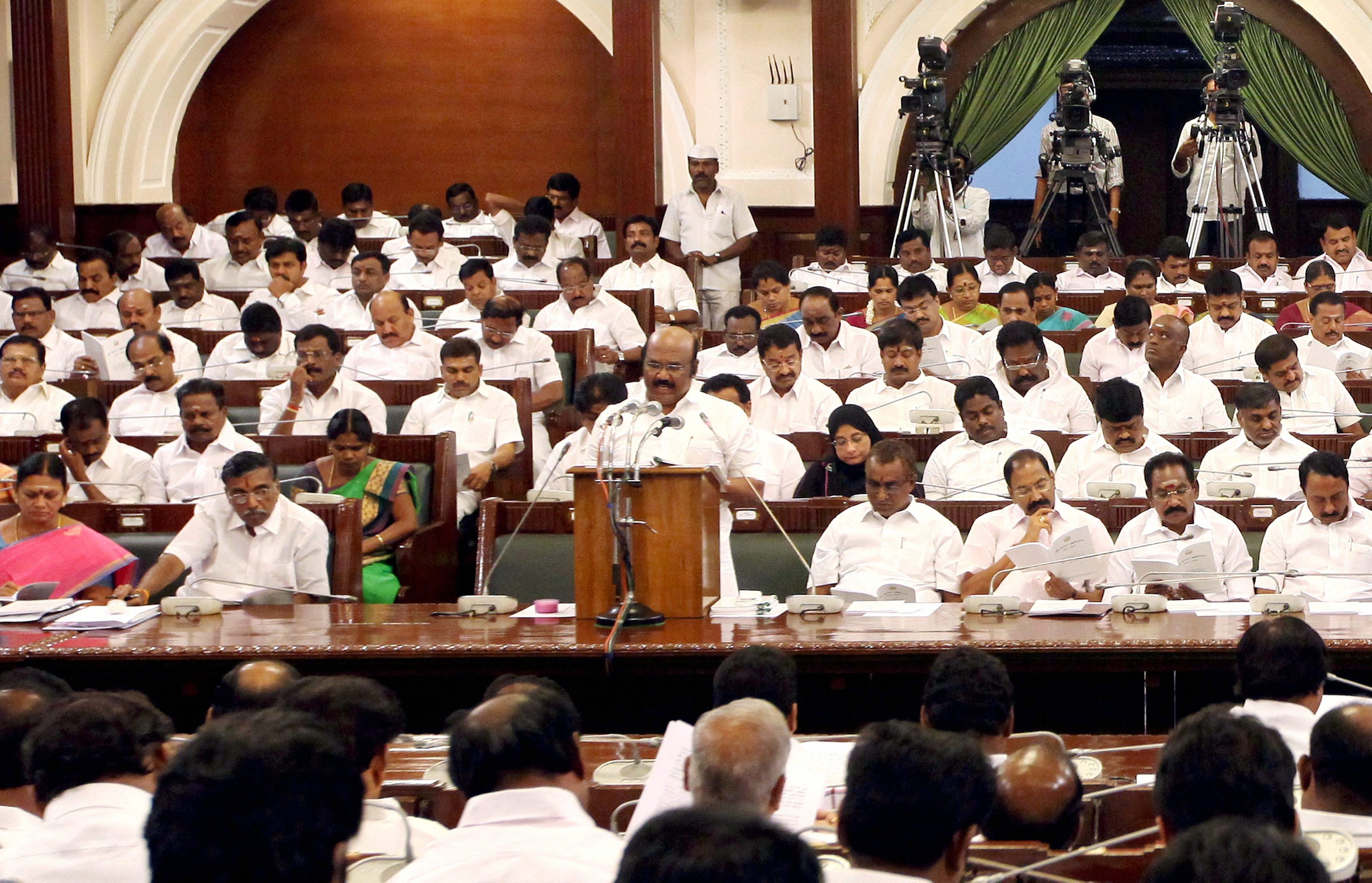 Tamil Nadu Government Presents Revenue Deficit Budget