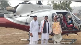 अलवर में हेलीकॉप्टर से दुल्हन लेने पहुंचा प्रत&zwj;ियोग&zwj;ी छात्र, दादा की ख्&zwj;वाह&zwj;िश की पूरी