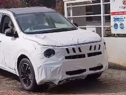 Mahindra XUV 7XO Spied At Dealer's Yard Ahead Of January 5 Debut