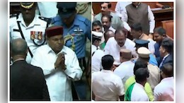 कर्नाटक विधानसभा से बिना स्पीच पढ़े निकले राज्यपाल, मचा हंगामा; विधायक का कुर्ता भी फट गया