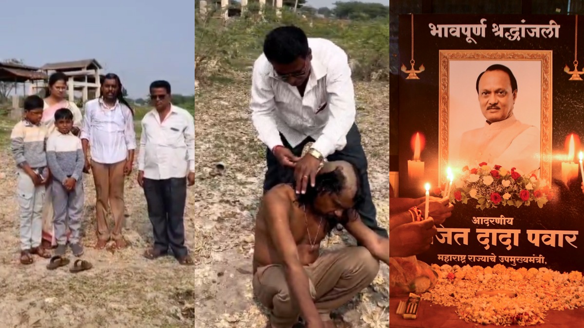 अजित पवार मुख्यमंत्री बनें...इसलिए बढ़ाए थे बाल: निधन के बाद समर्थक ने करवाया मुंडन, जानिए पूरा मामला