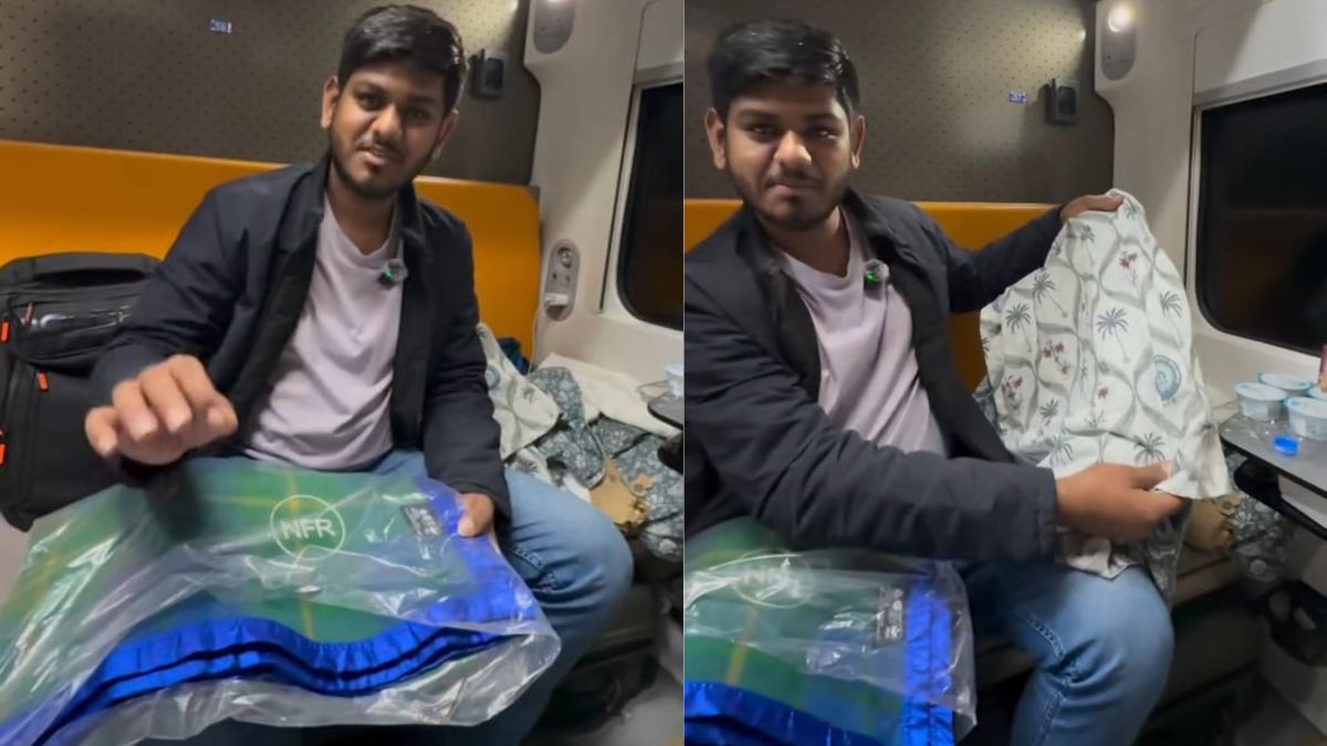 Viral Video Shares Glimpse Of Removable Blanket Covers On Vande Bharat Sleeper Train