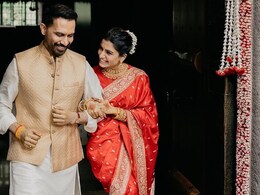 शादी के बाद पति संग पहली बार दिखीं समांथा, सफेद साड़ी और कम से कम मेकअप में दिखीं बेहद सुंदर, लुक ने जीता दिल