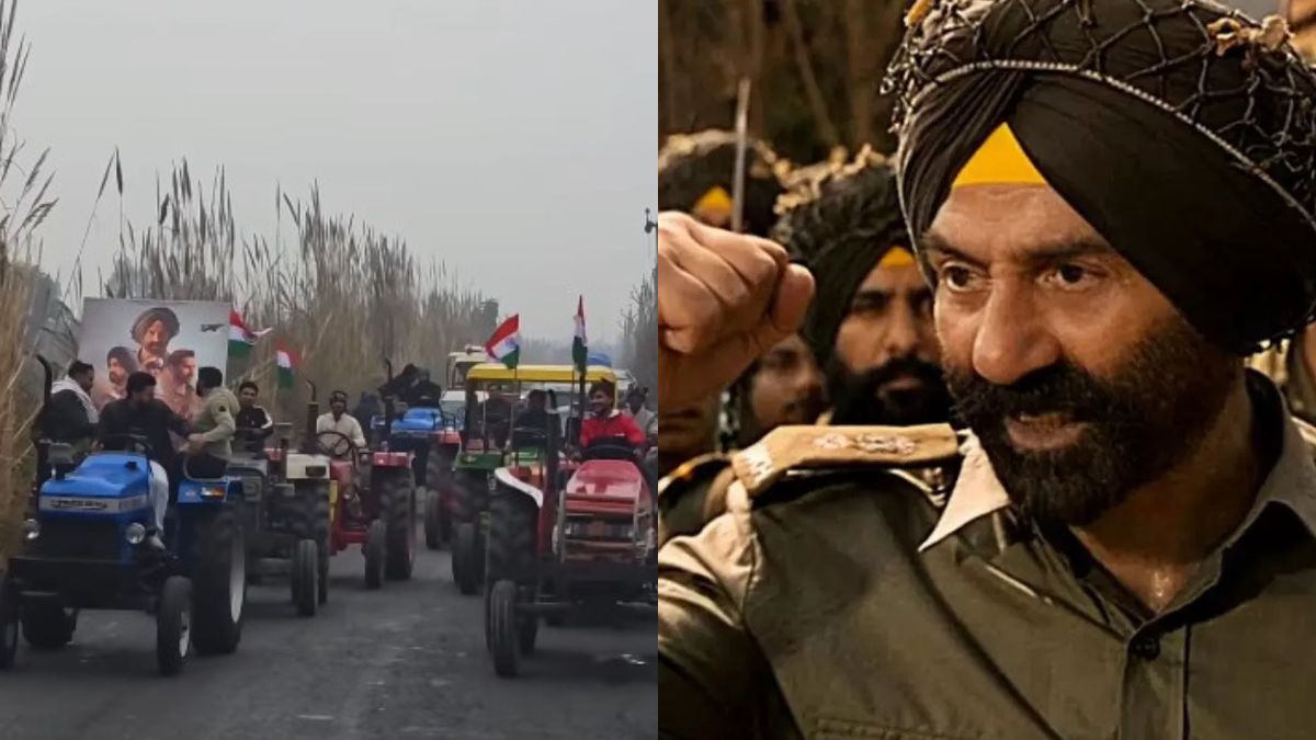 Viral: Sunny Deol Fans Arrive In Huge Numbers On Tractors To Watch <i>Border 2</i>