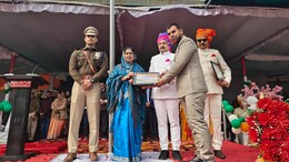 नागौर: 23 हजार फीट की ऊंचाई पर नर्स ने CPR देकर बचाई यात्री की जान, गणतंत्र दिवस पर मिला सम्मान