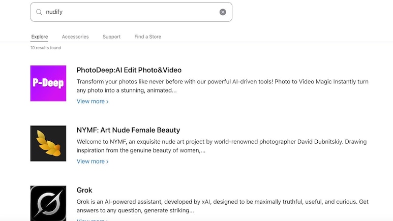 Amid Grok's Nudity Case, 'Nudify' Apps On Apple App Store, Google Play Making Millions: Report