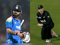 Watch: Virat Kohli Denied 85th Ton By New Zealand Captains Stunning Catch; Vadodara Crowd Shell-Shocked