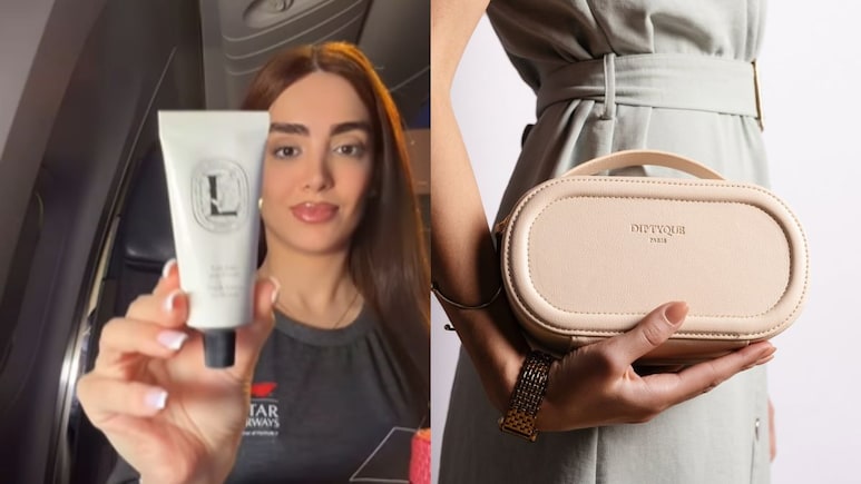 Viral Video: Unboxing A Qatar Airways Business Class Diptyque Amenity Bag