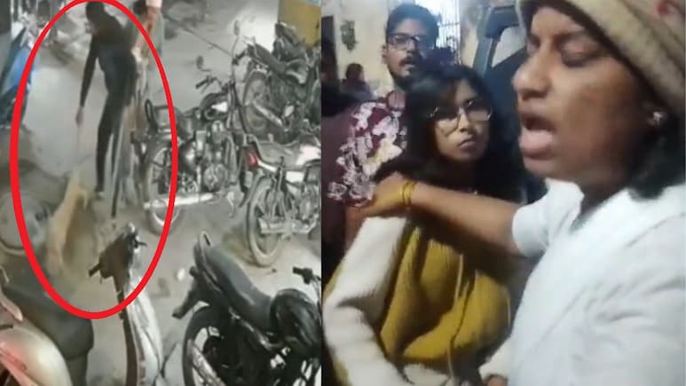 इंदौर में डॉग को पीटने का CCTV सामने आने के बाद बढ़ा विवाद, पशु प्रेमियों ने घर में घुसकर की मारपीट