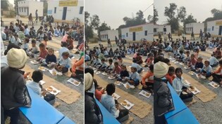 रद्दी कागज पर छात्रों को हलुआ-पूड़ी खिलाने वाले प्रभारी प्राचार्य पर गिरी गाज, कलेक्टर रानी के प्रस्ताव पर कार्रवाई