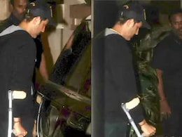 Hrithik Roshan Attends Party Using Crutches, Fans Concerned