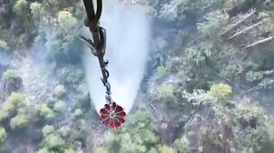 Indian Air Force Drops 12,000 Litres Of Water To Battle Arunachal Forest Fires