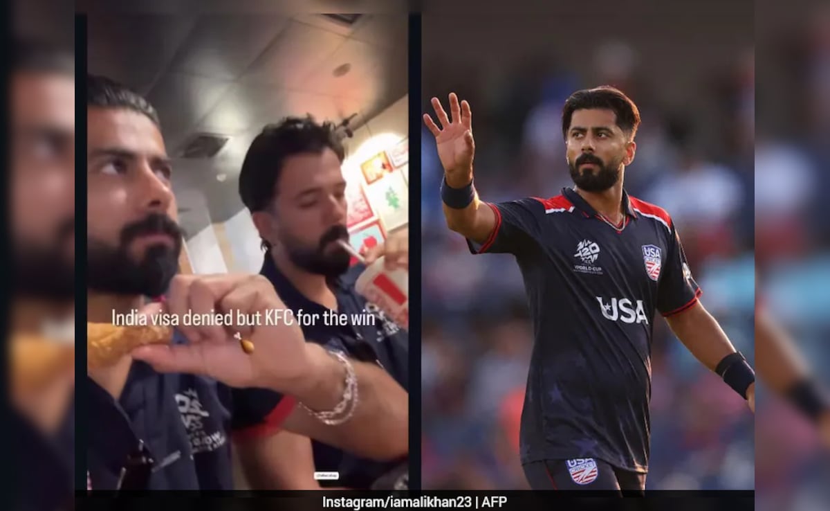 Pak-Born USA Pacer Ali Khans "KFC Post" After Being Denied Visa For T20 World Cup In India
