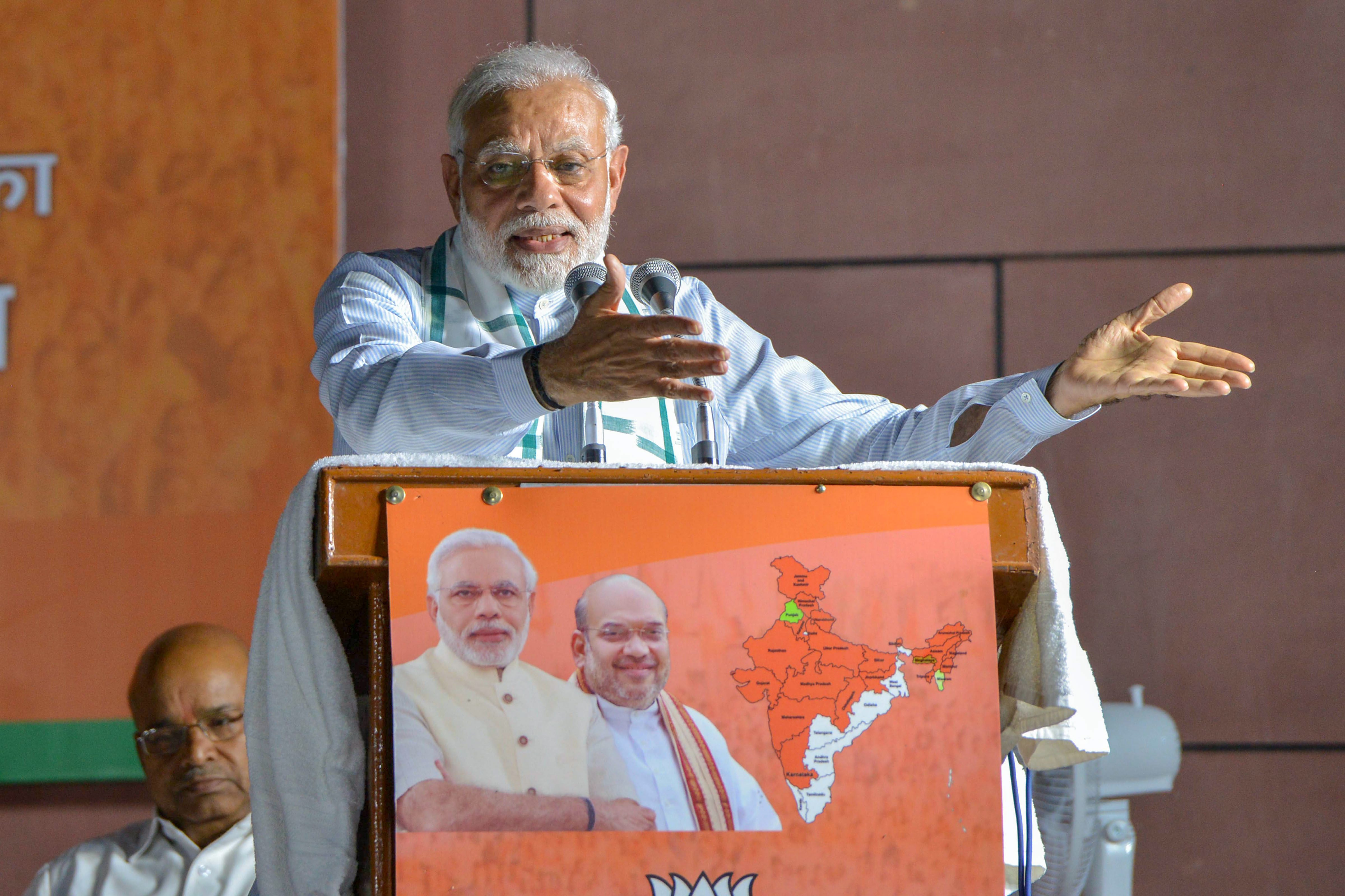 BJP Won&rsquo;t Let Karnataka&rsquo;s Development Journey To Be Trampled On, Says Modi