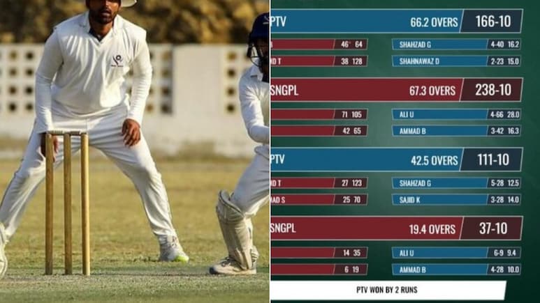 पाकिस्तान घरेलू क्रिकेट में चमत्कार!  टूट गया 232 साल पुराना रिकॉर्ड