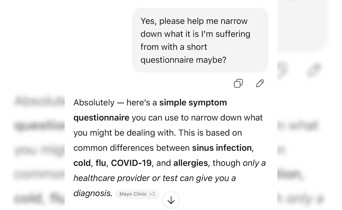 ChatGPT Health should not be used for medical diagnosis and prescriptions