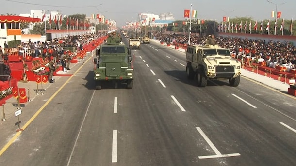 78th Army Day Parade: BrahMos Missiles, Bhishma Tanks Roll Through Jaipur