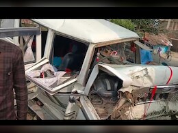 दर्दनाक हादसा, आग ताप रहे युवक को घसीटते हुए दीवार से टकराई वाहन, एक की मौत, चार घायल