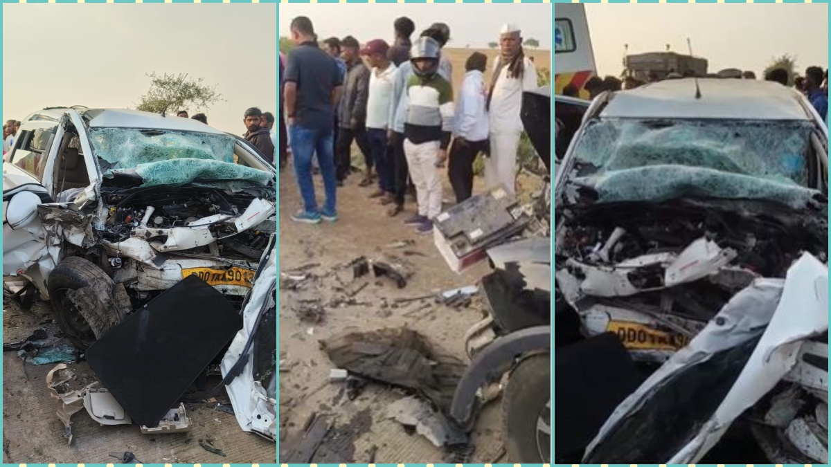 नासिक में भीषण सड़क हादसा, दो कारों की जोरदार टक्कर में 4 लोगों की मौत; 6 घायल