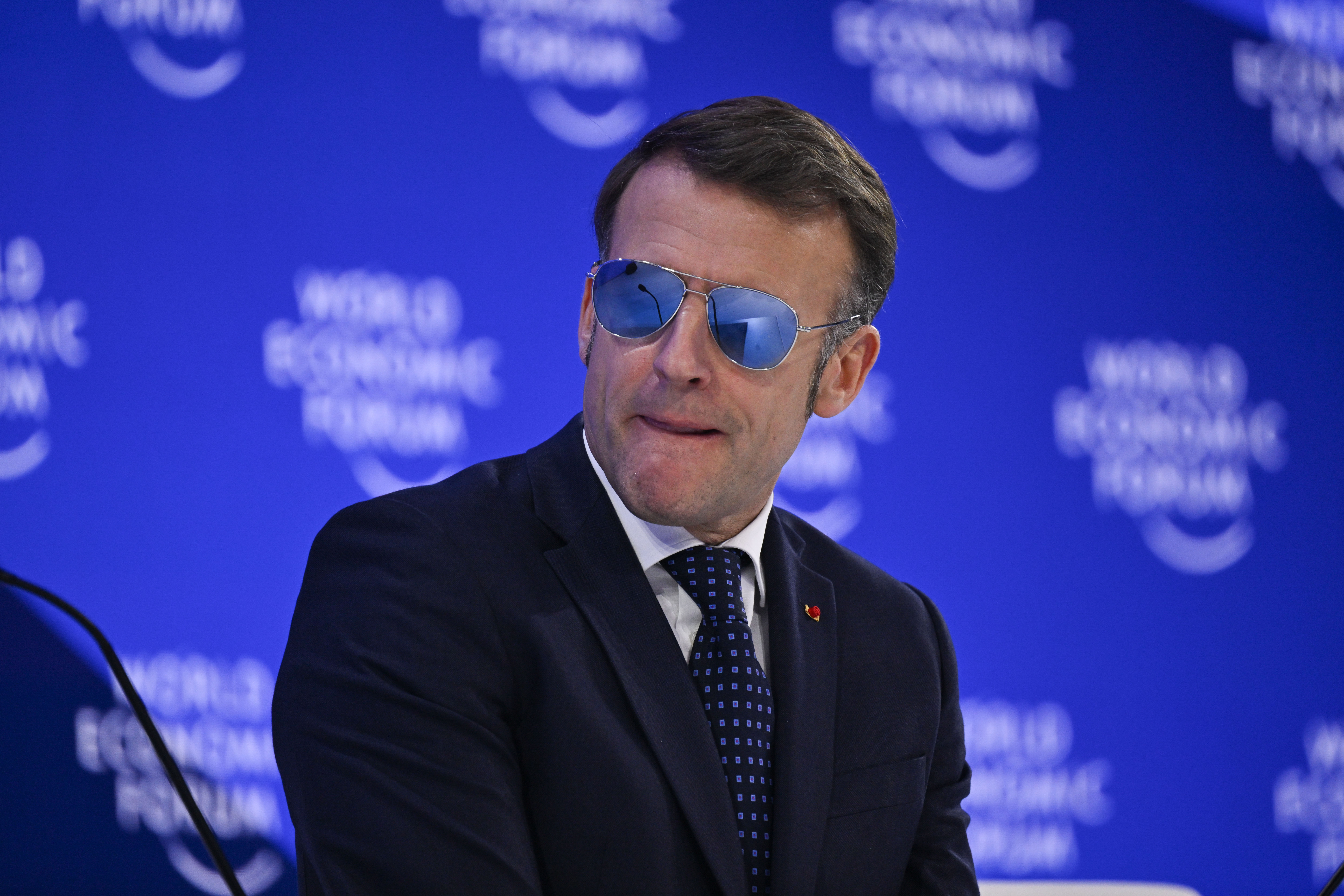 Macron Wore Aviators Worth Rs 70,000 To Davos. Phone Calls Followed