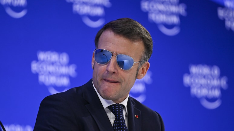 Macron Wore Rs 70,000 Shades To Davos. Shares Went Up, Phone Calls Followed