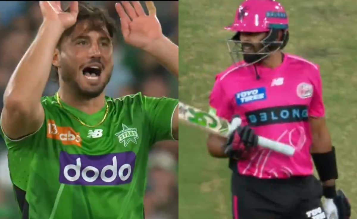 Watch: Australias Marcus Stoinis Gives Fiery Send-Off To Pakistans Babar Azam During BBL Game