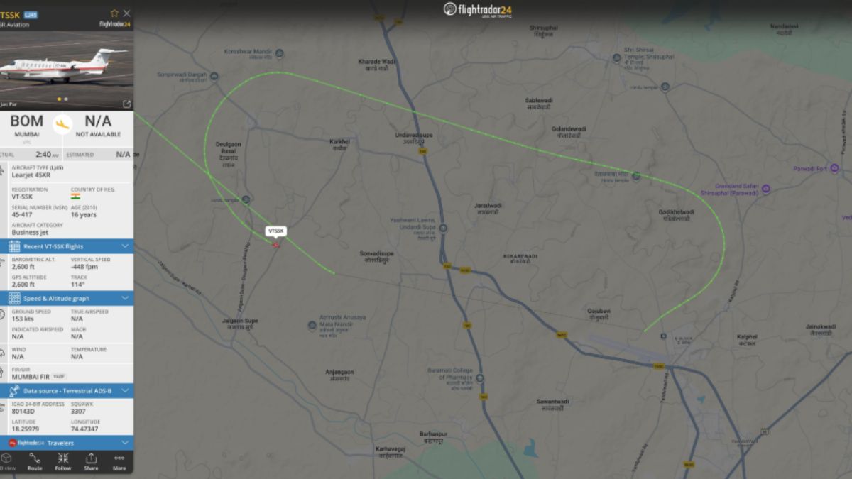 Ajit Pawar's Plane Was Attempting 2nd Approach To Airport When It Crashed