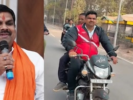 VIDEO: 'खबर मैं हूं या मेरा हेलमेट'... CG के स्कूल शिक्षा मंत्री गजेंद्र यादव का अजीब जवाब, बाइक चलाते वीडियो हुआ था वायरल